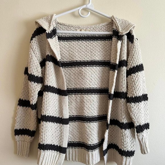 Size Small Rewind Hooded Open Front Sweater/Cardigan - Picture 8 of 8